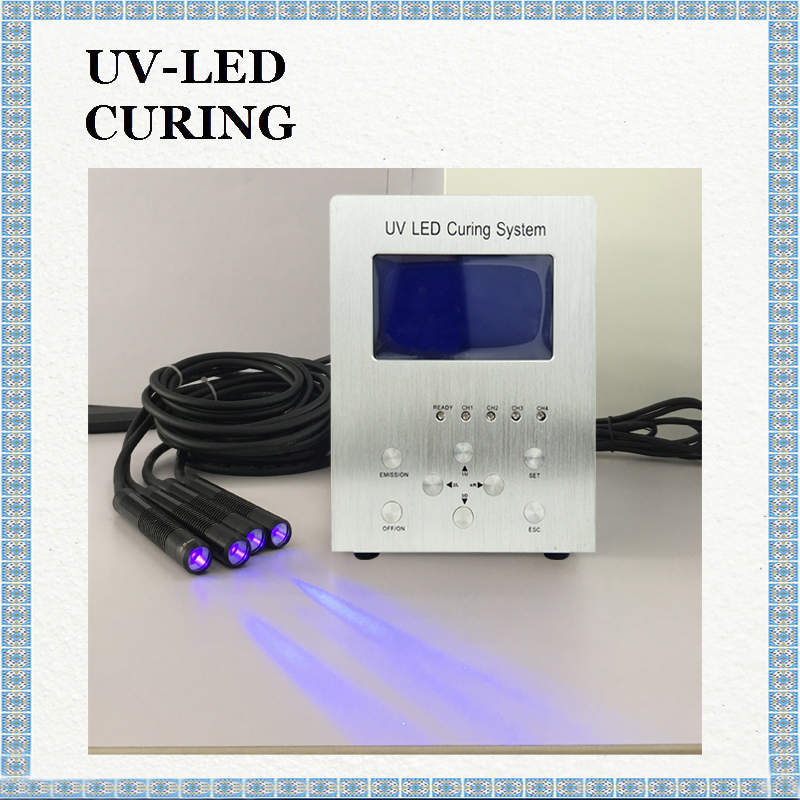 4 방사선 헤드 LED UV 스팟 경화 시스템 본딩, 휴대폰 카메라 경화 수지 접착제